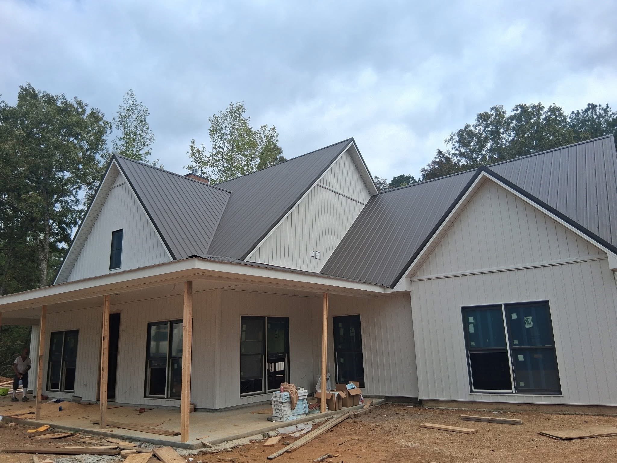 Recent metal roofing project 4