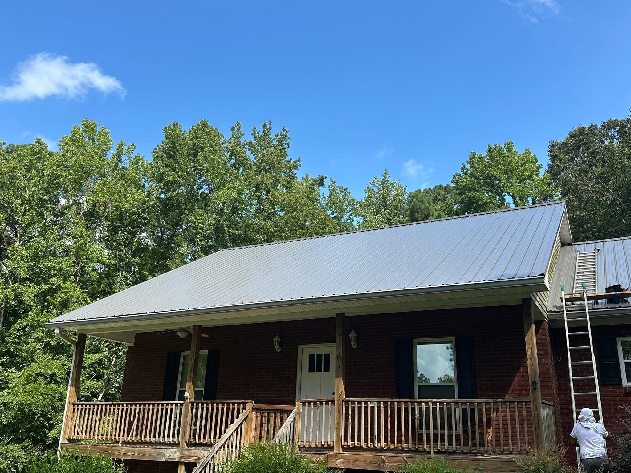 Recent metal roofing project 6