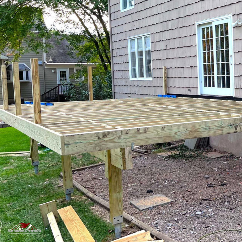 Deck construction project 4
