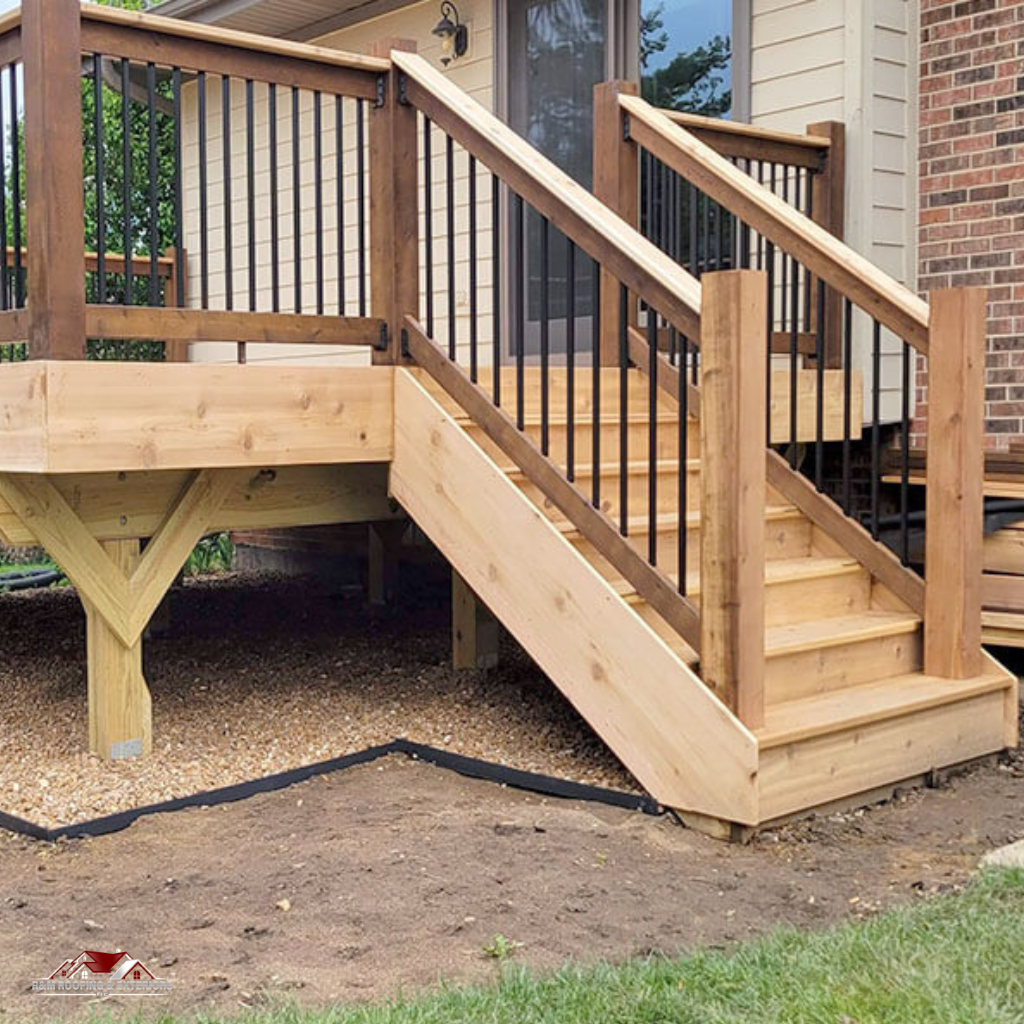 Deck construction project 6